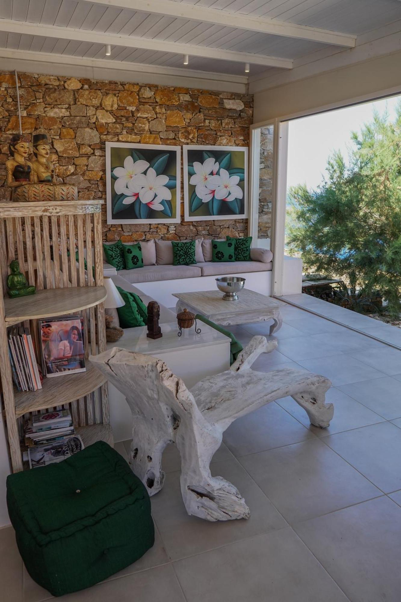 Villa Zen Dans Le Bleu Ermoupoli Buitenkant foto