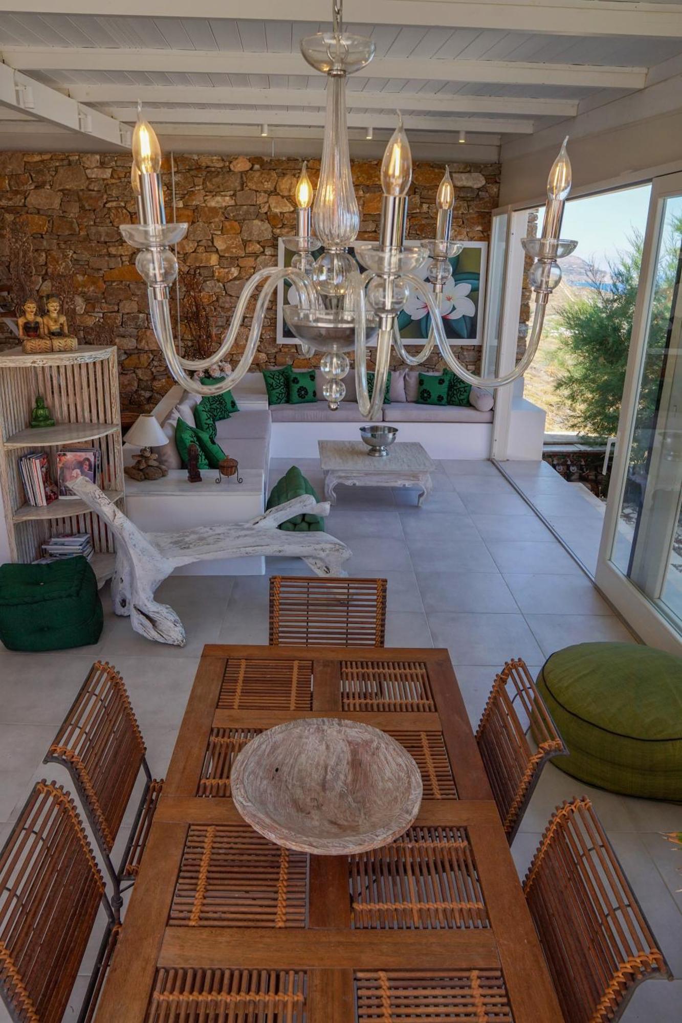 Villa Zen Dans Le Bleu Ermoupoli Buitenkant foto