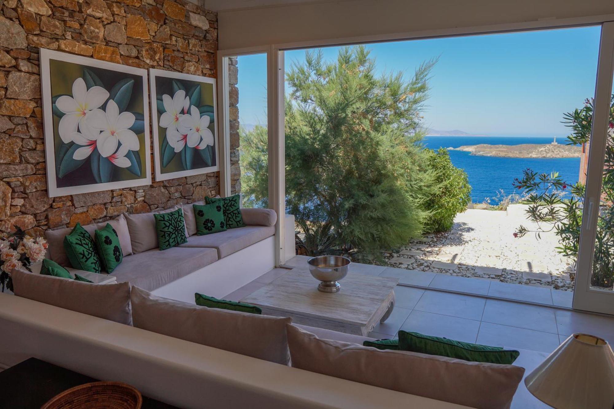 Villa Zen Dans Le Bleu Ermoupoli Buitenkant foto