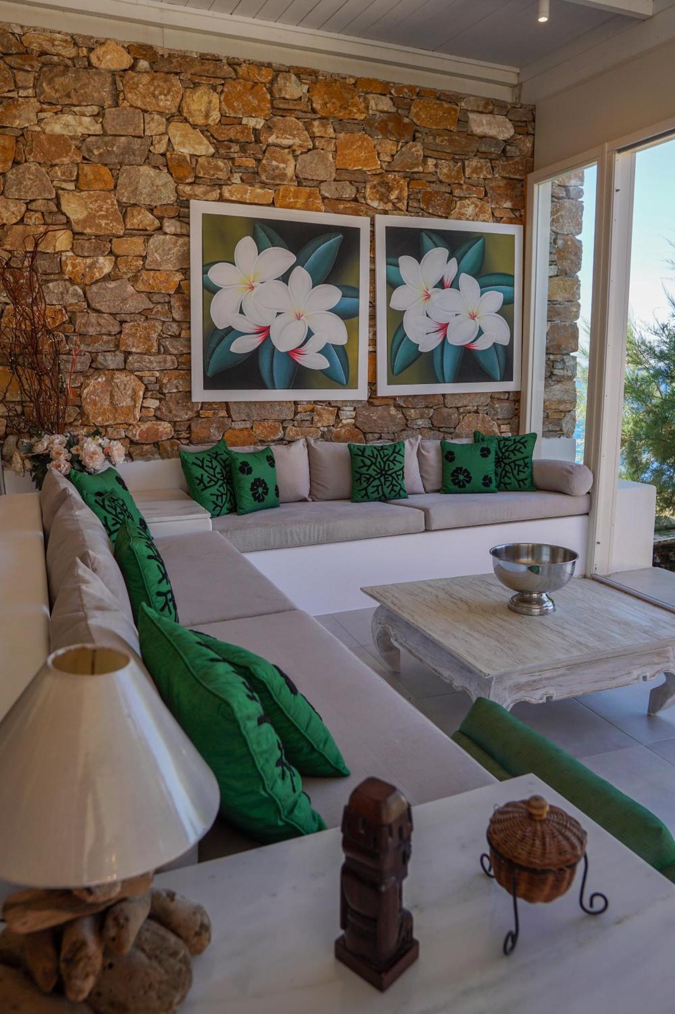 Villa Zen Dans Le Bleu Ermoupoli Buitenkant foto