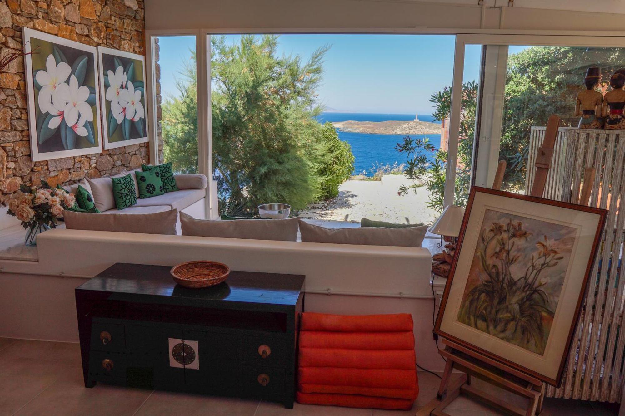 Villa Zen Dans Le Bleu Ermoupoli Buitenkant foto